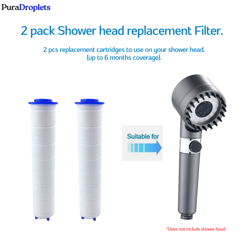 Shower Head 2 Pack Replacement Filters.