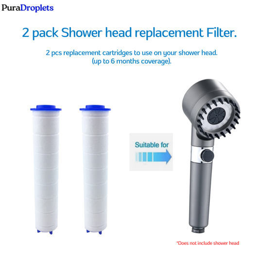 Shower Head 2 Pack Replacement Filters.
