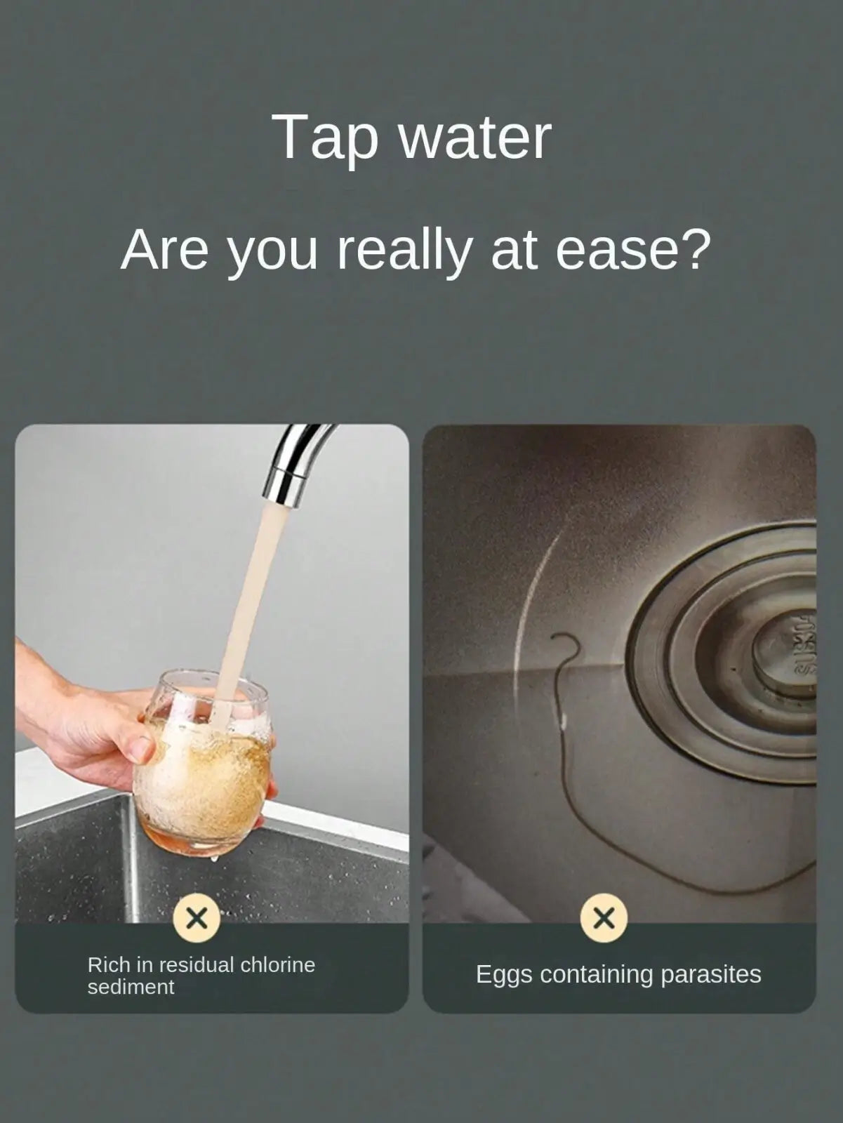 PuraDroplets™ 5-in-1 Tap Filter